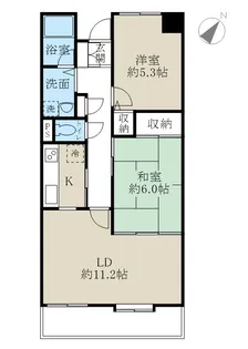 アークハイム新潟【4階】の間取り