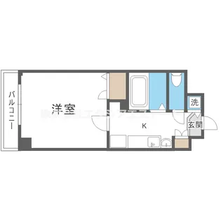 プレサンス梅田北パワーゲート【8階】の間取り