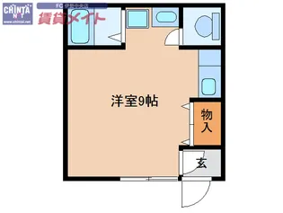 プチモールエイワ【3階】の間取り