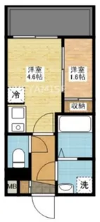 modern palazzo 長崎North【2階】の間取り