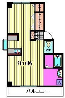 ハイツ今埜【2階】の間取り