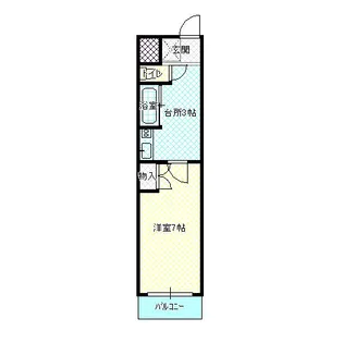 ビバライフ開【1階】の間取り