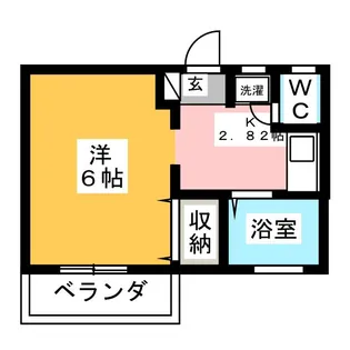 シャトレー【1階】の間取り