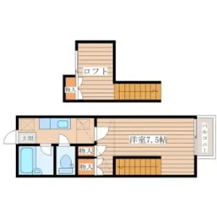 宮床ビレッジ【2階】の間取り