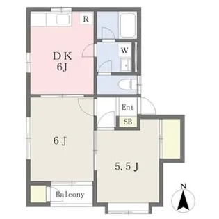 ソレアードI【2階】の間取り