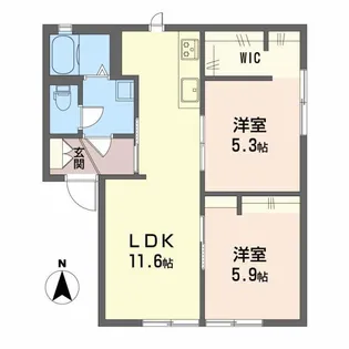 岐阜県岐阜市切通6【アパート】の間取り