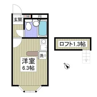 埼玉県久喜市南3【アパート】の間取り