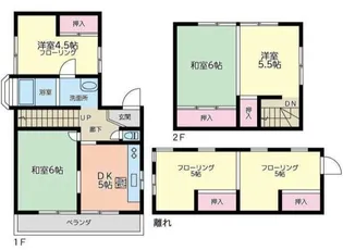 神奈川県横浜市保土ヶ谷区鎌谷町【一戸建】の間取り