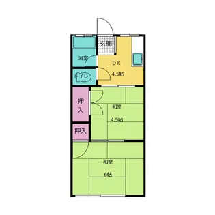 シティハイムグレース【1階】の間取り