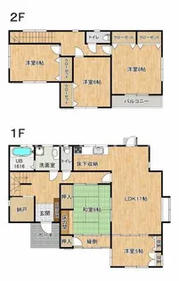 熊本県合志市幾久富【一戸建】の間取り