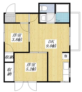 Casa・Verde【2階】の間取り