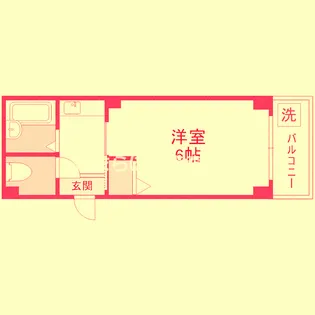 大阪府大阪市福島区鷺洲5【マンション】の間取り