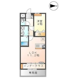 熊本県菊池郡大津町大字杉水【アパート】の間取り