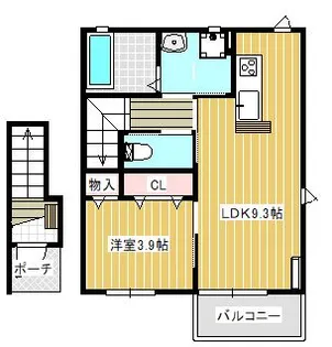 Grand Field 中高津【2階】の間取り