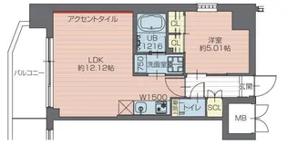 プレジオ川口ASIAN【3階】の間取り