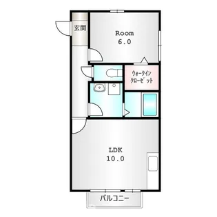 群馬県高崎市大八木町【アパート】の間取り