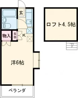 ベルポート八幡山【2階】の間取り