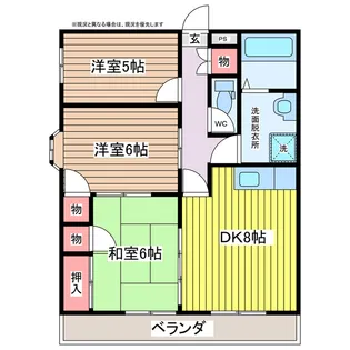 平泉スクールマンション【1階】の間取り