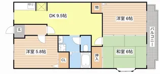 リヴェールJUNII【3階】の間取り