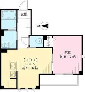 グレース・カーサ【1階】の間取り