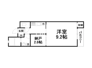 Belle Lead六条【1階】の間取り
