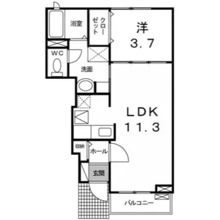 埼玉県羽生市大字神戸【アパート】の間取り