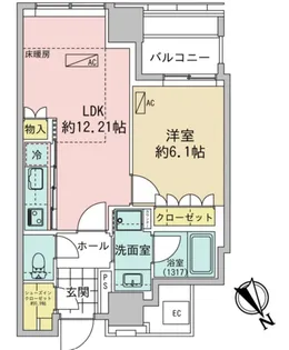 パークコート神宮前【3階】の間取り
