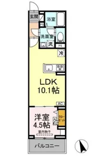 セレスティア池袋立教通り【2階】の間取り