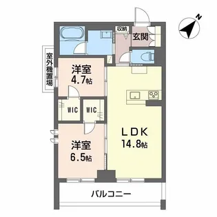 CLASSEUM連坊II【4階】の間取り