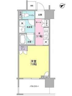 フレアージュ恵比寿【3階】の間取り