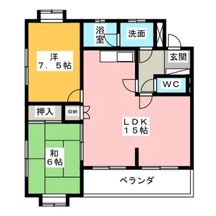 サンサーラ・キトー【2階】の間取り