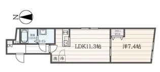 a LATO 西大井【4階】の間取り