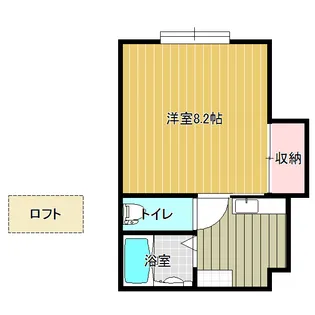 パステル13番館【1階】の間取り