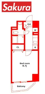 メゾン・ド・ジオーレ【3階】の間取り