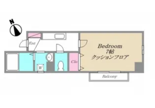 東京都品川区西五反田5【マンション】の間取り