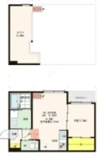リブフラット元町【1階】の間取り
