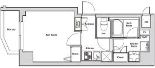 ハーモニーレジデンス神楽坂【7階】の間取り