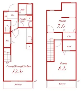神奈川県横浜市旭区今宿東町【一戸建】の間取り