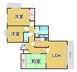 3LDKの間取り画像