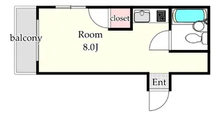 サンコープ天神東【5階】の間取り