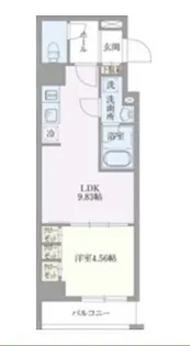 ベルエスパス箱崎【3階】の間取り
