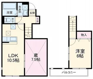 Villa Itsuki【1階】の間取り