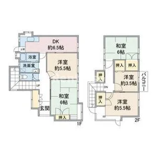 愛知県一宮市浅井町河田字郷前【一戸建】の間取り