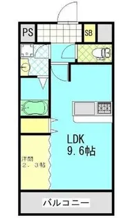 トレステーラ顕徳【6階】の間取り