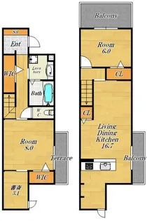 DYSIKaboku【1階】の間取り