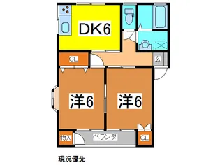 スプリングハウス【1階】の間取り