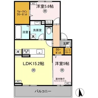 イセリーノ【2階】の間取り