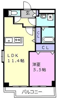 メゾン・ド・ルミエール【3階】の間取り