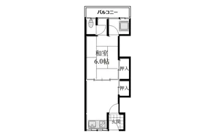 奥田共同マンション【2階】の間取り