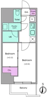 東京都江東区亀戸6【マンション】の間取り